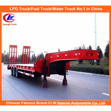 Machinery Low Loader Trailer 45ton Lowbed Semi Trailer for Algeria